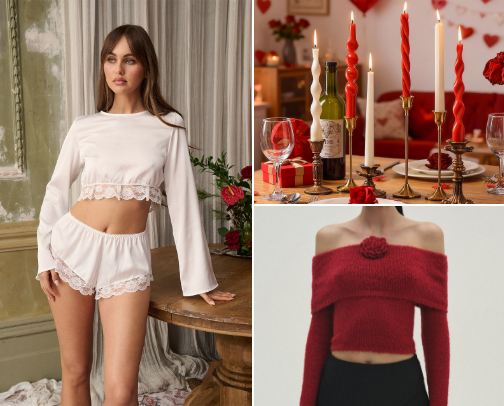 Valentine’s Chic cover photo collage