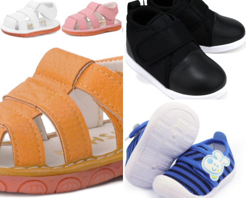 Kids shoes cover photo collage