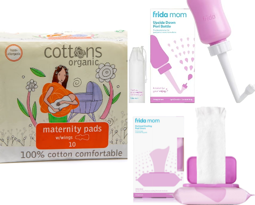 The Postpartum Recovery Kit: Essentials Every New Mom Needs cover photo collage