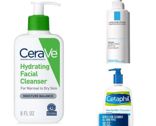 Hydrating Toners & Gentle Cleansers for Dry Skin cover photo collage
