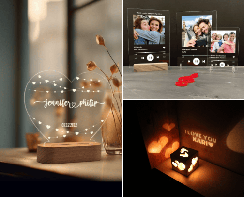 Valentine's day cover photo collage