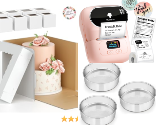 Baking Business Supplies! cover photo collage