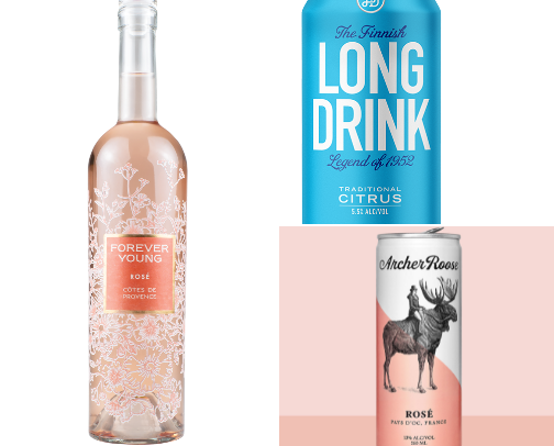 Fave adult beverages cover photo collage