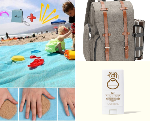 Beach Must Haves cover photo collage