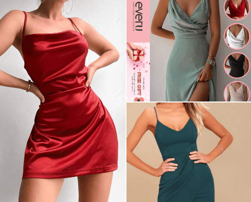 Affordable Wedding guest dresses cover photo collage