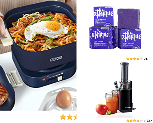 Shopping cover photo collage