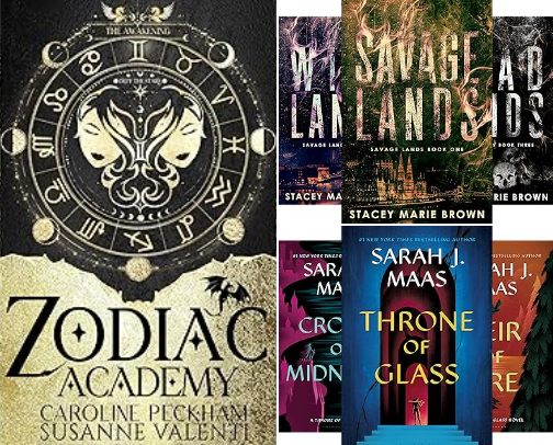 Completed Romantasy Series cover photo collage