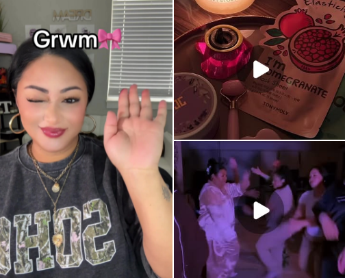 Vibing with me🎀 cover photo collage