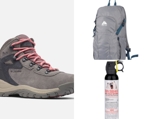 Hiking must haves cover photo collage