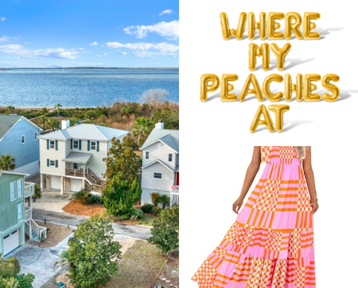 Peaches out in Georgia - Bachelorette Party in Savannah cover photo collage