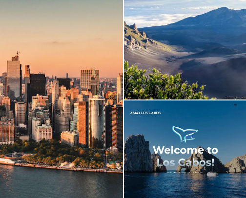 Traveling, sun-drenched journeys and escapes! Unforgettable engaging travel! 🧳 cover photo collage