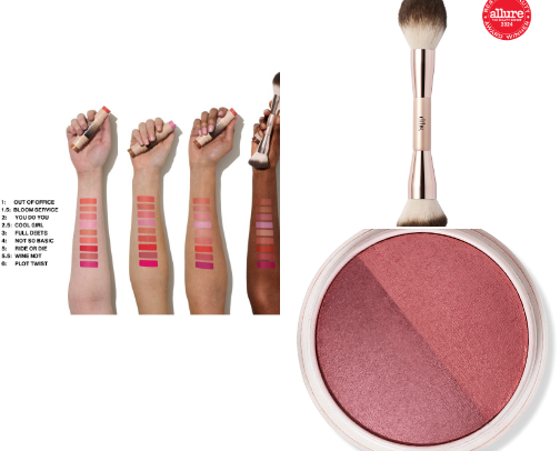 Cheek to Chic: Blushes, Bronzers & Highlighters We’re Obsessed With cover photo collage