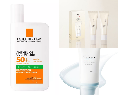 ✨ My Favorite Sunscreens for Oily & Acne-Prone Skin cover photo collage
