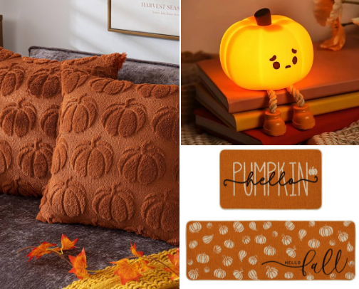 The cutest fall decor cover photo collage