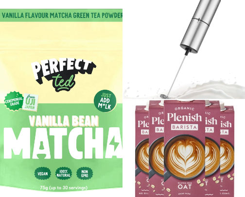 Matcha Latte Heaven cover photo collage