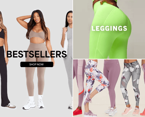 Fashionable Activewear cover photo collage