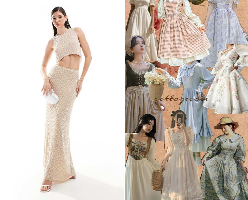 Cottage skirts cover photo collage