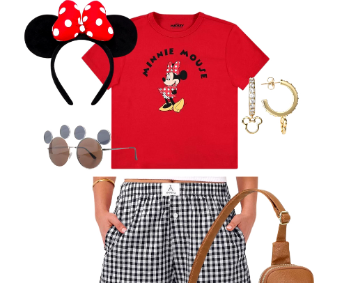 Minnie Mouse Inspired Disney Outfit ❤️ cover photo collage