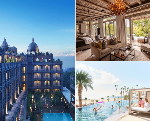 Hotels, Weekend Getaways, Luxury Stays cover photo collage