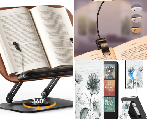 18 Comfy Reading Accessories You’ll Wish You Bought Sooner cover photo collage