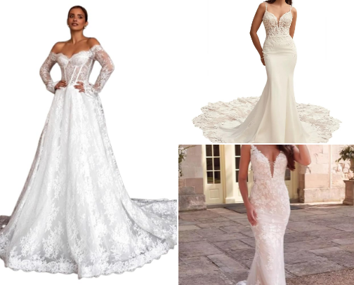 Wedding Dresses Off Amazon cover photo collage