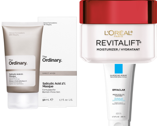 My acne/skincare recommendations!✨ cover photo collage
