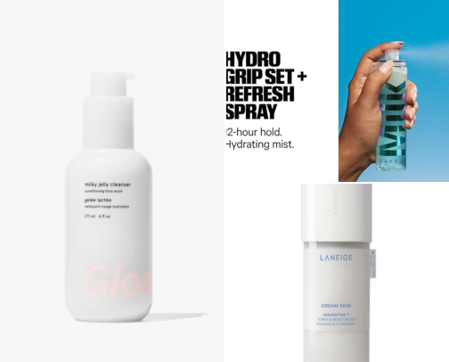 Glass Skin Jelly Routine: 15 Sensory Beauty Essentials for Deep Hydration & Dewy Glow cover photo collage
