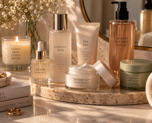 Best Skincare Products for Glowing & Healthy Skin ✨ cover photo collage