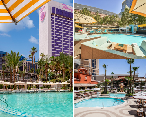 My favorite pool parties in Las Vegas cover photo collage