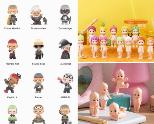 Figurines you should be collecting 
(for trinket lovers) 🎈 cover photo collage