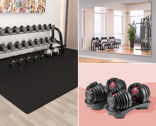 Home Gym Must-Haves cover photo collage