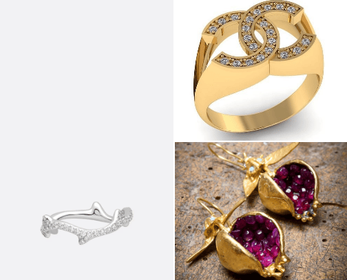 Jewelry cover photo collage