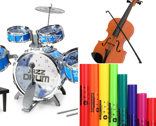 Children’s Musical Instruments 🥁 cover photo collage