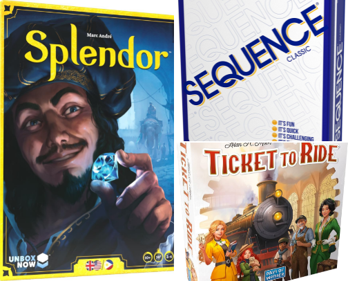 Screen Free moment with Kids - Board Games that aren't Boring for the adults cover photo collage