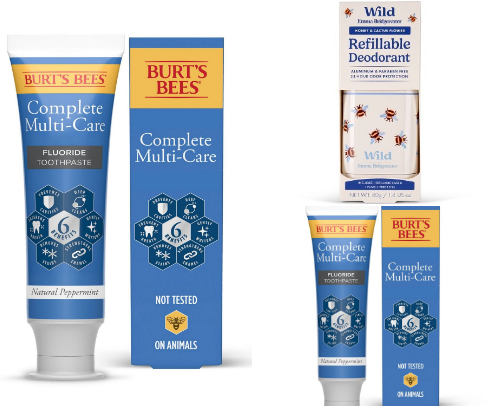 My favorite personal care items cover photo collage