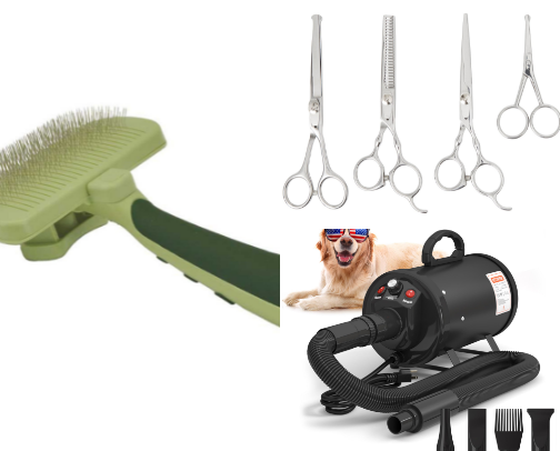 Bow WOW — Dog grooming must haves cover photo collage