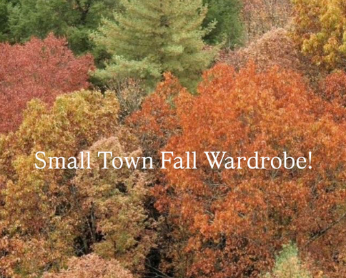 Small Town Fall Wardrobe 🍁🍂☕️🤎 cover photo collage