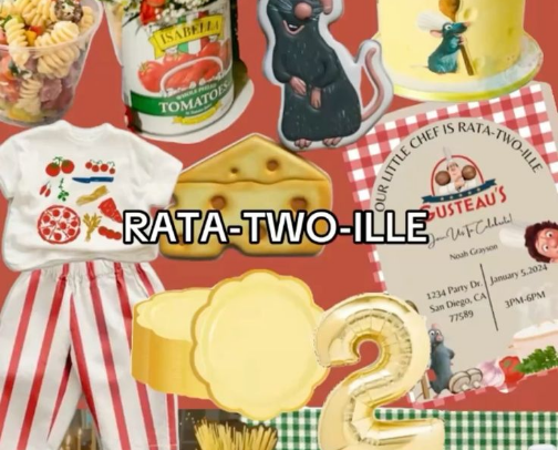 Rata-two-ille (2nd Birthday) cover photo collage