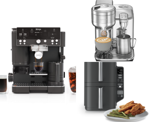 Kitchen gadgets cover photo collage