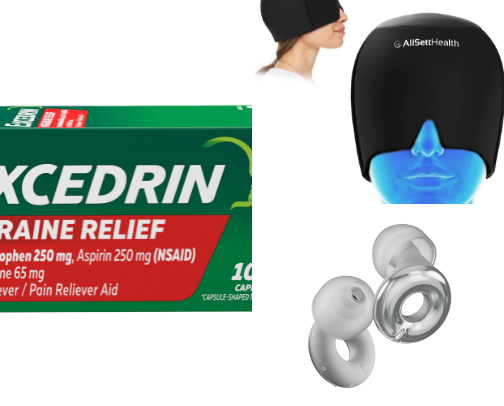 Headache/Migraine Essentials cover photo collage