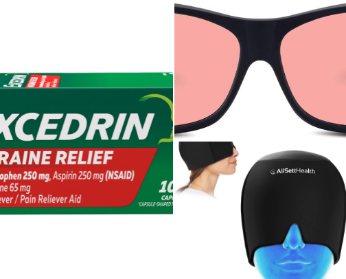 Headache/Migraine Essentials cover photo collage