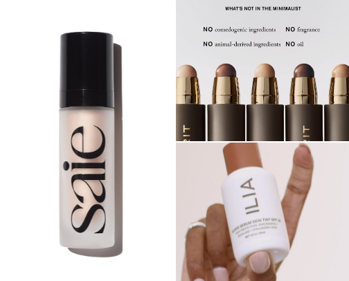 Clean Girl Beauty (Low-Tox, Sensitive Skin Safe) cover photo collage