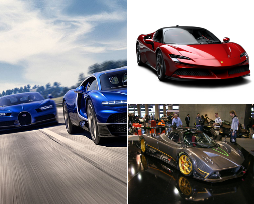 The Ultimate List of Super Cars cover photo collage