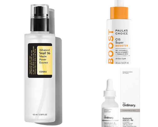 Skincare cover photo collage