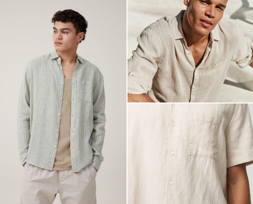 Euro summer men’s casual wardrobe cover photo collage