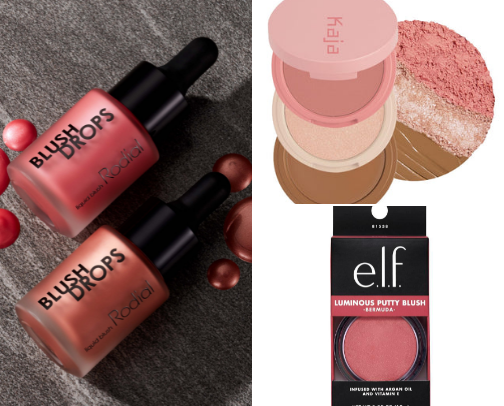 Blushing because of how amazing my blush is! cover photo collage