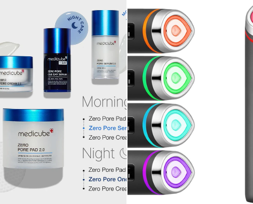 My favorite skincare products cover photo collage