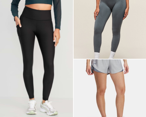 Leggings & Shorts cover photo collage