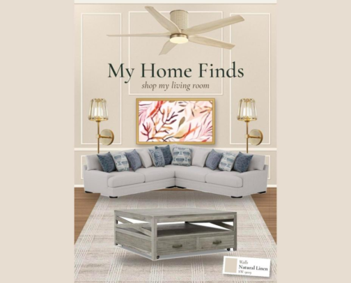 Shop My Living Room cover photo collage