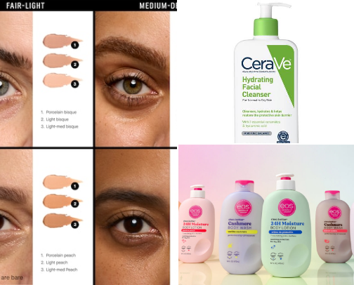 My favorite beauty recs cover photo collage